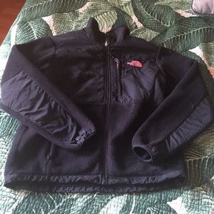 Black Fleece zip up North Face jacket size M